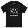 Zubaz NFL Adult Unisex Cotton Heavyweight Short Sleeve T-Shirt Black with Grey Tonal Tunnel Logo for Men and Women, Washington Commanders, XX-Large view 4