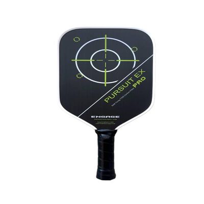 Engage Pursuit Pro EX Pickleball Paddle  Widebody Shape, Raw T700 Toray Carbon Fiber Face, 13mm Control Pro Black Core (Alpine Lime, Lite (7.5-7.8oz))