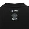Zubaz NFL Adult Unisex Cotton Heavyweight Short Sleeve T-Shirt Black with Grey Tonal Tunnel Logo for Men and Women, Cincinnati Bengals, XX-Large view 4