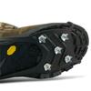 Crampons Ice Snow Traction Cleats for Boots Shoes Snow Grips 8 Spikes Crampons Anti Slip Safe Ice Grips Stretch Shoe Grippers Footwear Traction for Women Men Hiking Climbing Mountaineering view 2