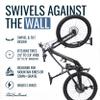 StoreYourBoard Swivel Bike Wall Mount, No Lift Vertical Rack view 3