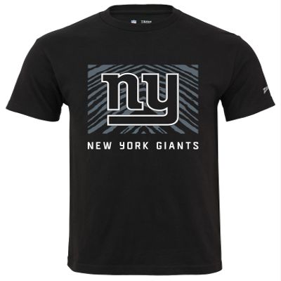 Zubaz NFL Adult Unisex Cotton Heavyweight Short Sleeve T-Shirt Black with Grey Tonal Tunnel Logo for Men and Women, New York Giants, 3X-Large