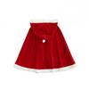 HPONEZJ Christmas Velvet Cloak Cape With Hood Christmas Red Cape Robe Mrs Santa Claus Hooded Cape Xmas Shawl Costume view 3