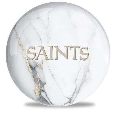 On The Ball Bowling NFL Marble New Orleans Saints 16#