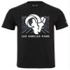 Zubaz NFL Adult Unisex Cotton Heavyweight Short Sleeve T-Shirt Black with Grey Tonal Tunnel Logo for Men and Women, Los Angeles Rams, 3X-Large view 1