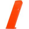 American Safety Molds - Compatible with Glock 45 - Non-Functional Solid Polymer Magazine - Blaze Orange - U.S.A  Magazine Holster Molding Prop view 2