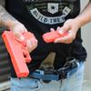 American Safety Molds - Compatible with Glock 45 - Non-Functional Solid Polymer Magazine - Blaze Orange - U.S.A  Magazine Holster Molding Prop view 4