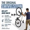 StoreYourBoard SwivelStow Bike Rack Garage Storage Rack 1 Pack - 1 Road & Gravel Bike Wall Mounts - Heavy Duty Bike Hanger - No-Lift Bike Rack Garage Storage Rack - Holds 70 lb Capacity view 3