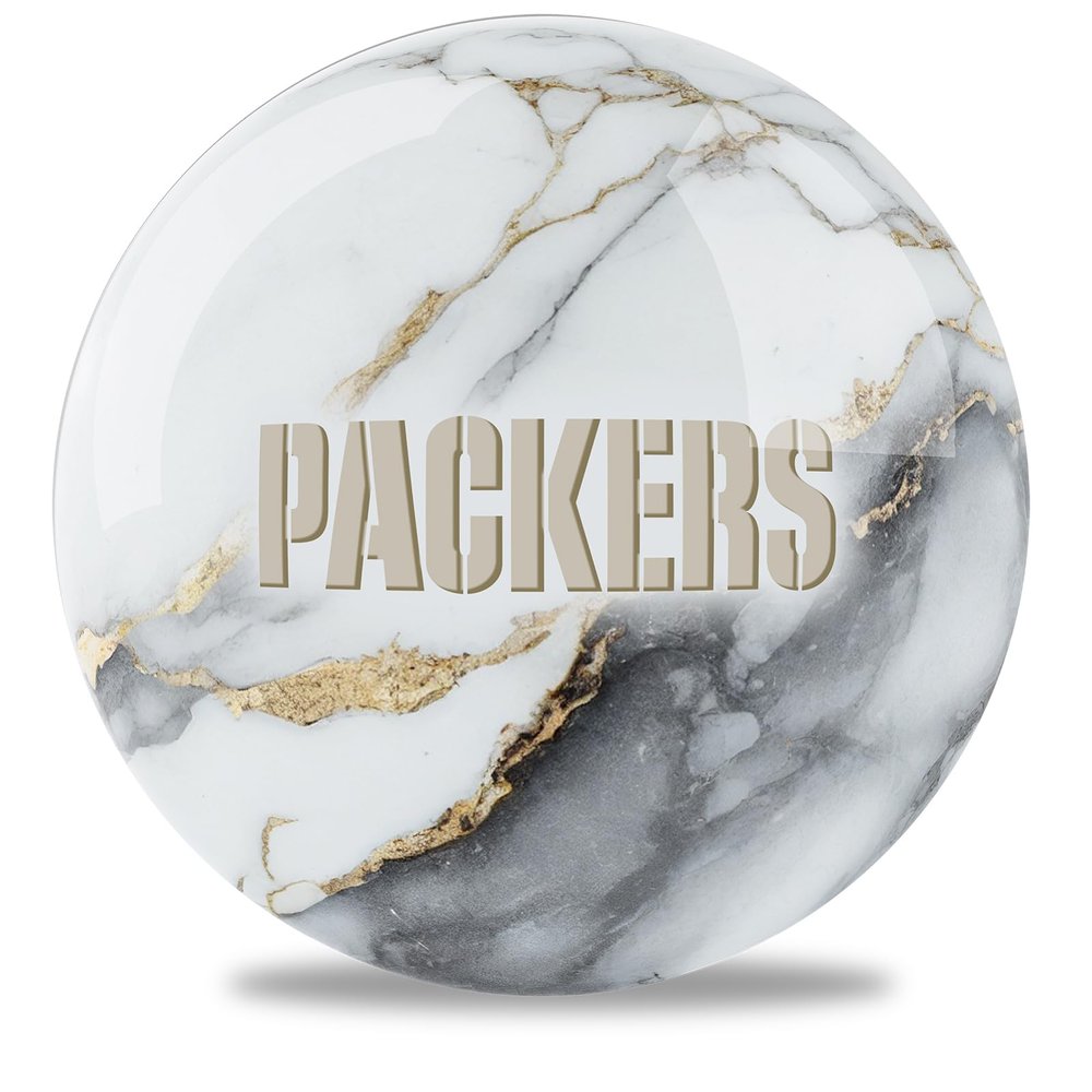 On The Ball Bowling NFL Marble Green Bay Packers 15#