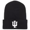 J2 Sport Indiana University Beanie Hat, Winter Mens Womens Cap for Adults, Hoosiers Black view 1