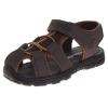 Avalanche Kids Close Toe Sandal with Strap Closure - Durable Walking Sport Sandals for Boys - Brown (Size 11 Little Kid) view 1