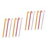 Sosoport 12pcs Aluminium Alloy Camping Tent Stakes Ground Pegs for Outdoor Use for Tents Canopies and Tarps High Compressive Strength view 1