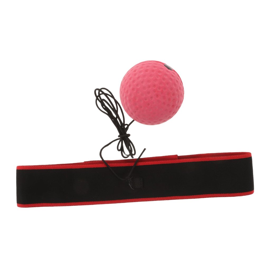 INOOMP Headband Reflex Ball Hand-Eye Coordination Training Tool for Boxing Gym Portable Reflex Ball Headband for Agility Training