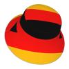 WHJWZY Germany Flag Printing Light Bucket hat - for Men and Women Protection Headwear for Travel and Outdoor Activities Black view 4