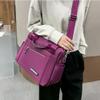 PNZLZIA Beautifuldeer Anti-Theft Handbag, Beautiful Deer Waterproof Lightweight Messenger Bag, Oxford Cloth Messenger Bag (Purple,One Size) view 2