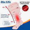 Diu Life Plus Size Compression Socks for Women & Men 15-20 mmhg Extra Wide Calf Knee High Support Socks for Circulation view 3