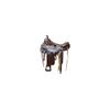 BNB International Handmade Wade Tree A Fork Roping Ranch Work Premium Western Saddles for Horses Leather Equestrian Trail Tack Size: 10"-18" inches Seat Available MO06 (15.5" inches Seat) view 2