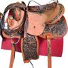BNB International Handmade Wade Tree A Fork Roping Ranch Work Premium Western Saddles for Horses Leather Equestrian Trail Tack Size: 10"-18" inches Seat Available MO09 (11.5" inches Seat) view 1