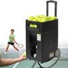 Automatic Tennis Ball Machine, Tennis Ball Launcher for Tennis Practice, Smart Tennis Trainer for Solo Training, Adjustable Angle, Speed, Rotation, 50 Ball Capacity - Beginners Sports Practice view 1