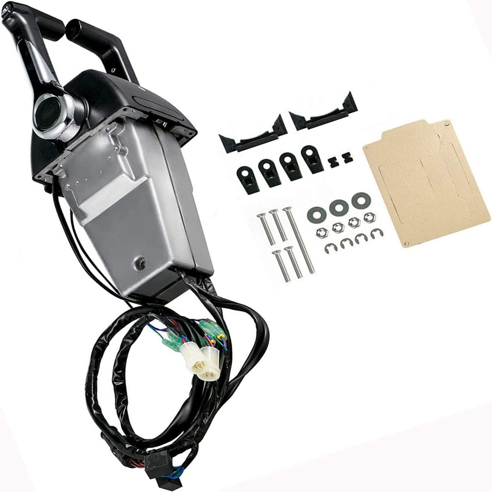 Boat Console Top Mount 704 Remote Control Box 704-48207-22 Fits for Yamaha Console 704 Dual