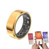 Smart Ring Fitness Tracker Ring, Health Sleep Heart Rate Blood Oxygen Blood Pressure Tracker, Shake to Take Photos, Calorie Tracker, 2024 Smart Rings for Men Women (Gold, 10 - (62.1mm/2.44in)) view 1
