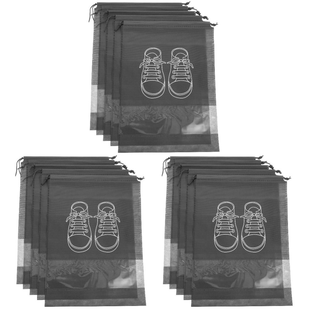 15 Pcs Shoe Storage Bag Household Storage Bag Drawstring Pouch Outdoor Storage Pouch Storage Pouch with Drawstring Shoe Drying Bag Travel Drawstring Bag Clothes Storage Pouch/828
