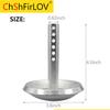 69212 2/Pack Skid Shoes for Snow Plow Blade Protector 5/8 inch Round Shaft and Adjustable Pin Placement Lock Rather Thick Hardened Steel Snow Plow Non-Slip Base - with Quick-Release Cotter Pins view 3