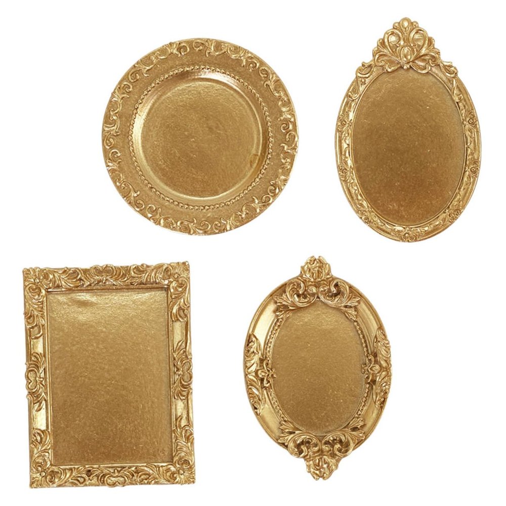 4pcs Resin Jewelry Plate Ring Tray for Jewelry Home Jewelry Plate Ring Plate Jewelry Tray Organizer Ring Holder Jewelry Storage Tray Small Jewelry Dish Decorative Plate/823