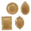 4pcs Resin Jewelry Plate Ring Tray for Jewelry Home Jewelry Plate Ring Plate Jewelry Tray Organizer Ring Holder Jewelry Storage Tray Small Jewelry Dish Decorative Plate/823 view 1