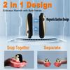 AI Hand Warmers Rechargeable 2 Pack, 4000mAh Hand Warmers with 10000mAh Charging Case, 60Hrs Long Heating Electric Hand Warmer,Pocket Hand Warmer for Christmas,Camping,Hunting view 3
