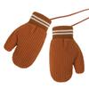 Kids Warm Mittens with String Knitted Winter Cute Full Finger Snow Gloves Infant Baby for Boys Girls Age 1-4 view 3
