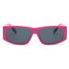 Fashion Vintage Black Square Sunglasses Woman Luxury Small Rectangle Sun Glasses Female Eyeglasses (red) view 1