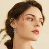MONGAS Fox Earrings Sterling Silver Fox Crystal Earrings Fox Jewelry for Women view 2