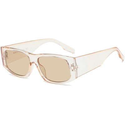 2024 Popular Women's Sunglasses Punk Unique Square Sun Glasses Men UV400 Goggle Shades Colorful Eyewear (C2)