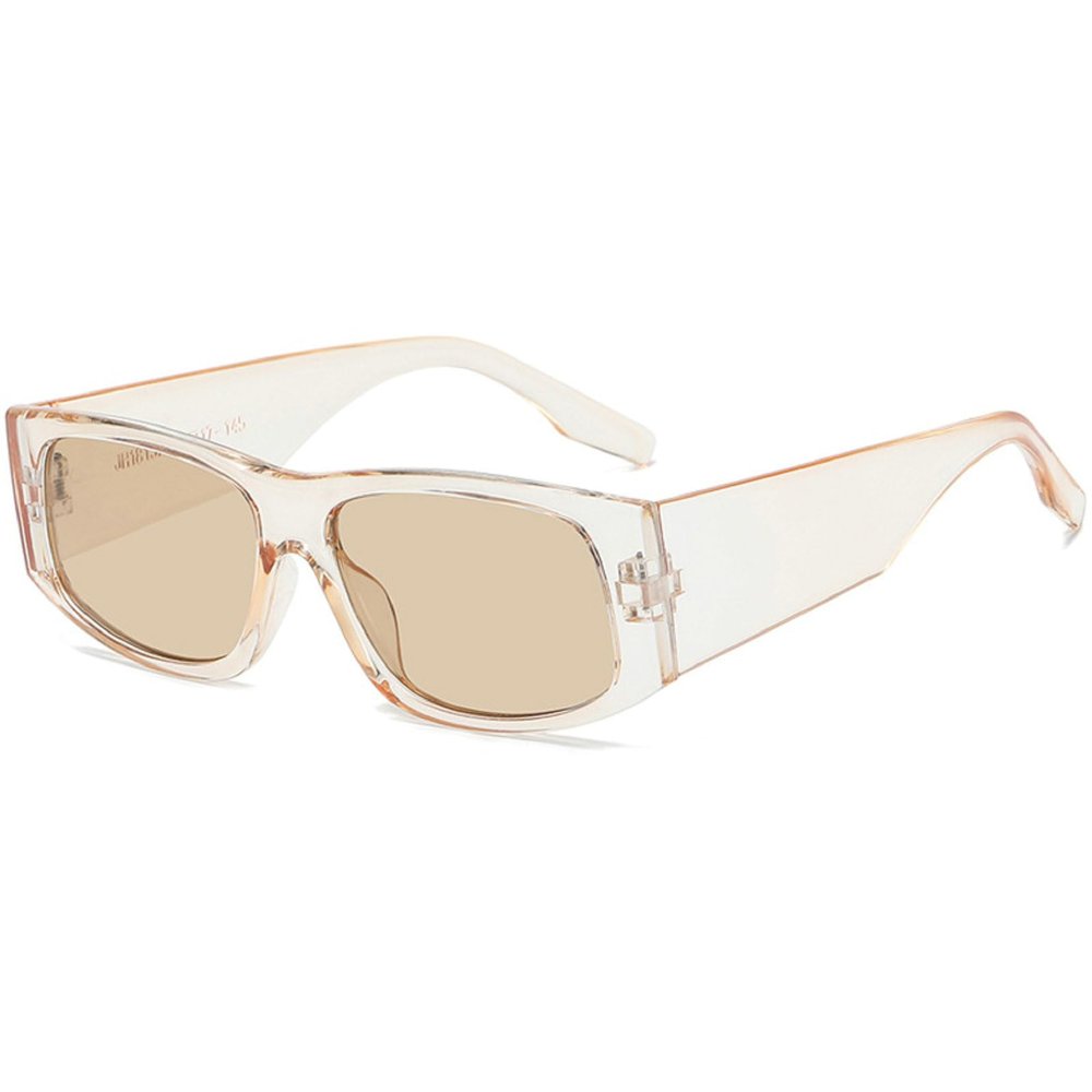 2024 Popular Women's Sunglasses Punk Unique Square Sun Glasses Men UV400 Goggle Shades Colorful Eyewear (C2)