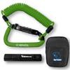 BigPantha Motorcycle Helmet Lock & Security Cable - Green Carabiner Combination Lock Secures Your Helmet, Jacket, Gloves, or Bag - Helmet Lock with Free Carry Pouch & a Small Flashlight view 1