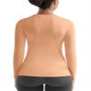 Zengjo Long Sleeve Thermal Tops for Women Workout Runnig Athleic Exercise(Coral Orange,XS) view 2
