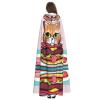 POEZJZW Burger Pussycat Hooded Cloak Robe Costume Cloak For Adult Men Women Christmas Hoodies Cape Cosplay Costumes view 3