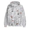 Women's Camo Hoodie Maple Leaf Print Oversized Hooded Sweatshirt view 4