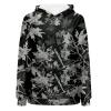 Women's Camo Hoodie Maple Leaf Print Oversized Hooded Sweatshirt view 2