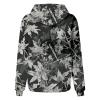 Women's Camo Hoodie Maple Leaf Print Oversized Hooded Sweatshirt view 3