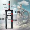 HWEVDHJ 20inch 24 Inch Mountain Bike Air Suspension Fork QR 9 * 100 Mm Disc Brake Rebound Adjustment Front Fork 1-1/8" Straight Tube Manual Lockout Mountain Bike Front Forks(24inch) view 2
