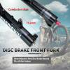 HWEVDHJ 20inch 24 Inch Mountain Bike Air Suspension Fork QR 9 * 100 Mm Disc Brake Rebound Adjustment Front Fork 1-1/8" Straight Tube Manual Lockout Mountain Bike Front Forks(24inch) view 4