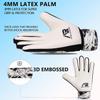 Arsh Sports Soccer Goalie Gloves,Football Goalkeeper Gloves for Kids Boys Youth Children Double Wrist Protection Along 4mm Super Grip Palm (White Black, Size 4 Suitable for 6-9 Years) view 2