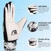Arsh Sports Soccer Goalie Gloves,Football Goalkeeper Gloves for Kids Boys Youth Children Double Wrist Protection Along 4mm Super Grip Palm (White Black, Size 4 Suitable for 6-9 Years) view 3