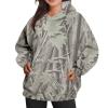 Womens Camo Hoodie Maple Leaf Print Hoodie Cute Oversized Graphic Hoodies Fleece Pullover Sweatshirt Fall Clothes view 1