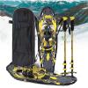 MTTXY Snowshoes for Men Women Youth, Lightweight Aluminum Alloy All Terrain Snowshoes for Hiking, with Telescopic Pole, Storage Clip and Carrying Tote Bag,25inch view 1