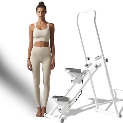 BEUDUOQI Vertical Climber Exercise Machine for Home Gym, Stair Stepper Machine for Full-Body Workout, Full Body Workout Machine with Adjustable Incline, Easy to Assemble,White