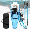 MTTXY 26'' Snowshoes for Men Women Youth, 26 Inches Lightweight Aluminum Alloy All Terrain Snowshoes for Hiking, with Telescopic Pole view 1