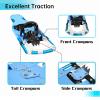 MTTXY 26'' Snowshoes for Men Women Youth, 26 Inches Lightweight Aluminum Alloy All Terrain Snowshoes for Hiking, with Telescopic Pole view 3